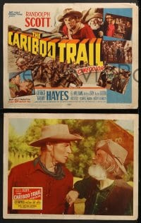 7z105 CARIBOO TRAIL 8 LCs 1950 Randolph Scott & Gabby Hayes vs Native American Indians!