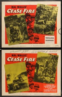 7z108 CEASE FIRE 8 3D LCs 1953 Korean War movie in cooperation with Department of Defense!