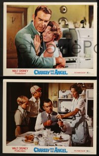 7z629 CHARLEY & THE ANGEL 4 LCs 1973 Disney, Fred MacMurray, Cloris Leachman, supernatural comedy!
