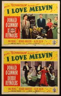7z534 I LOVE MELVIN 6 LCs 1953 Donald O'Connor & Debbie Reynolds, the screen's terrific team!