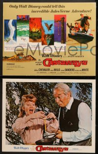 7z208 IN SEARCH OF THE CASTAWAYS 8 LCs R1970 Disney, Jules Verne, Hayley Mills, Maurice Chevalier!