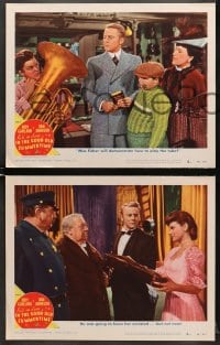 7z724 IN THE GOOD OLD SUMMERTIME 3 LCs 1949 images of Judy Garland, Van Johnson, Lubitsch remake!