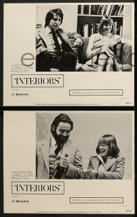 7z649 INTERIORS 4 LCs 1978 Diane Keaton, Mary Beth Hurt, E.G. Marshall, directed by Woody Allen!