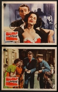 7z535 JACKPOT 6 LCs 1950 Barbara Hale, James Stewart & Patricia Medina!