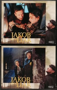 7z220 JAKOB THE LIAR 8 LCs 1999 Robin Williams in eastern Europe Jewish ghetto during WWII!