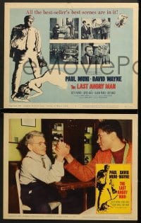 7z237 LAST ANGRY MAN 8 LCs 1959 Paul Muni is a dedicated doctor from the slums exploited by TV!