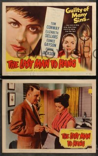 7z238 LAST MAN TO HANG 8 LCs 1956 Tom Conway, Elizabeth Sellars & Eunice Gayson, rare complete set!