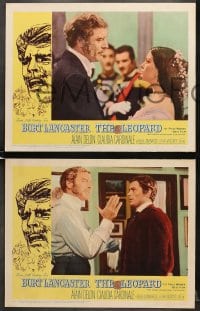 7z247 LEOPARD 8 LCs 1964 Luchino Visconti's Il Gattopardo, Burt Lancaster, Alain Delon, Cardinale!
