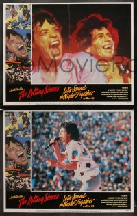 7z591 LET'S SPEND THE NIGHT TOGETHER 5 LCs 1983 great images of Mick Jagger & The Rolling Stones!