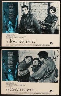 7z252 LONG DAY'S DYING 8 LCs 1968 David Hemmings, English World War II movie from Alan White novel!