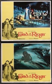 7z254 LORD OF THE RINGS 8 LCs 1978 J.R.R. Tolkien classic, Ralph Bakshi cartoon!