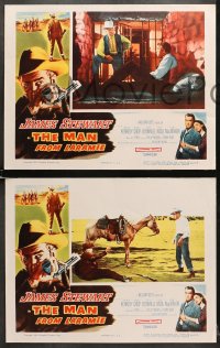 7z544 MAN FROM LARAMIE 6 LCs 1955 cool images of James Stewart, directed by Anthony Mann!