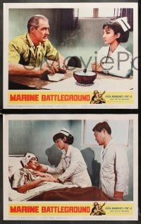 7z268 MARINE BATTLEGROUND 8 LCs 1966 Jock Mahoney, big tough daring Marines, Southeast Asia ablaze!