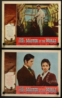 7z736 MASTER OF THE WORLD 3 LCs 1961 Jules Verne, Vincent Price, Charles Bronson, Mary Webster!