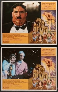 7z282 MONTY PYTHON'S THE MEANING OF LIFE 8 LCs 1983 Chapman, Cleese, Gilliam, Idle, Jones, Palin!