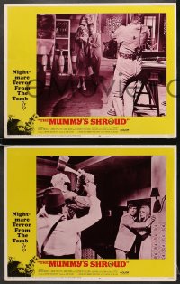 7z662 MUMMY'S SHROUD 4 LCs 1967 Hammer horror, nightmare terror from the tomb, monster shown!