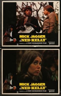 7z291 NED KELLY 8 LCs 1970 Mick Jagger as legendary Australian bandit, Tony Richardson!