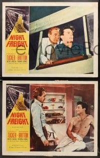 7z294 NIGHT FREIGHT 8 LCs 1955 Forrest Tucker & the bomb-train that terrorized the country!