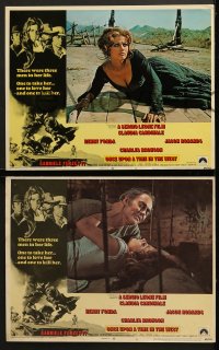 7z303 ONCE UPON A TIME IN THE WEST 8 LCs 1969 Sergio Leone, Cardinale, Fonda, Robards, Bronson!
