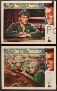 7z312 OUTSIDER 8 LCs 1962 Tony Curtis as Native American Indian Ira Hayes of Iwo Jima!