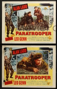 7z316 PARATROOPER 8 LCs 1953 Alan Ladd is an English Red Beret in WWII!