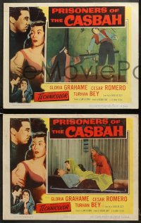 7z554 PRISONERS OF THE CASBAH 6 LCs 1953 dazzling, desirable, and deadly sexy Gloria Grahame!