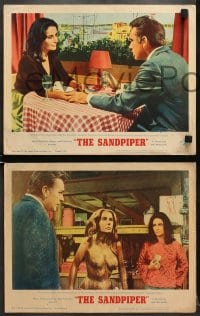 7z347 SANDPIPER 8 LCs 1965 images of Elizabeth Taylor, Richard Burton and James Edwards!