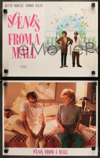 7z350 SCENES FROM A MALL 8 LCs 1991 Woody Allen, Bette Midler, directed by Paul Mazursky!