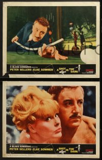 7z363 SHOT IN THE DARK 8 LCs 1964 Blake Edwards directed, Peter Sellers & sexy Elke Sommer!