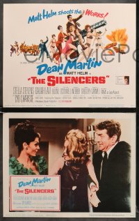7z364 SILENCERS 8 LCs 1966 Dean Martin in action w/Slaygirls & sexy Stella Stevens!