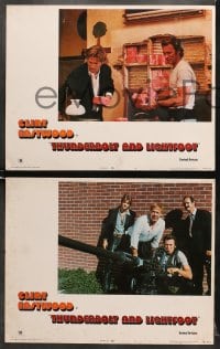 7z401 THUNDERBOLT & LIGHTFOOT 8 LCs 1974 Clint Eastwood, Jeff Bridges, George Kennedy, Cimino!