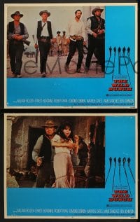 7z430 WILD BUNCH 8 LCs 1969 Sam Peckinpah cowboy classic, William Holden & Ernest Borgnine!