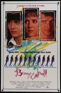 8a100 BENNY & JOON 1sh 1993 Johnny Depp, Mary Stuart Masterson, Quinn, romance on the brink!