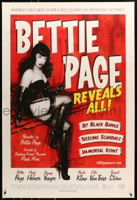 8a101 BETTIE PAGE REVEALS ALL DS 1sh 2012 great artwork of the sexiest star by Olivia De Berardinis!