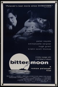 8a113 BITTER MOON 1sh 1994 Roman Polanski, Peter Coyote, Hugh Grant, Emmanuelle Seigner