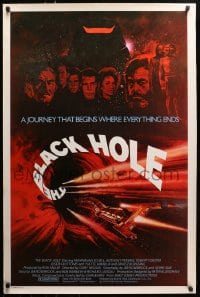 8a114 BLACK HOLE int'l 1sh 1979 Disney sci-fi, Schell, Anthony Perkins, Forster & Yvette Mimieux!