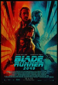 8a119 BLADE RUNNER 2049 advance DS 1sh 2017 great montage image with Harrison Ford & Ryan Gosling!