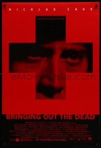 8a144 BRINGING OUT THE DEAD advance DS 1sh 1999 paramedic Nicolas Cage, Arquette, Martin Scorsese!