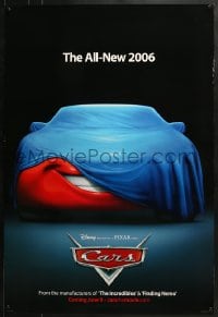 8a165 CARS advance DS 1sh 2006 Walt Disney Pixar animated automobile racing, Lightning McQueen!