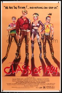 8a183 CLASS OF 1984 1sh 1982 art of bad punk teens, we are the future & nothing can stop us!