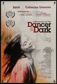 8a213 DANCER IN THE DARK advance 1sh 2000 directed by Lars von Trier, Bjork musical!