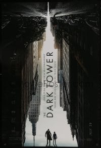 8a224 DARK TOWER teaser DS 1sh 2017 Elba, McConaughey, there are other worlds than these, cityscape!