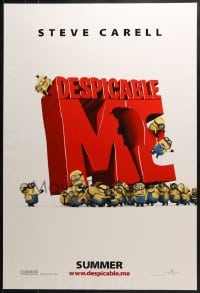 8a240 DESPICABLE ME advance DS 1sh 2010 Summer style, Steve Carell, cute CGI, superbad, superdad!