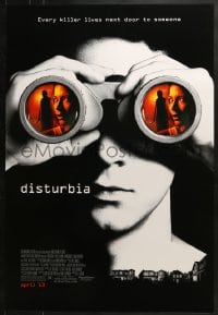 8a254 DISTURBIA advance DS 1sh 2007 every killer lives next door to someone!