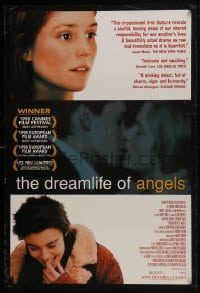 8a267 DREAMLIFE OF ANGELS 1sh 1998 Zonca's La Vie revee des anges, Elodie Bouchez, Natacha Regnier!
