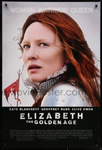 8a278 ELIZABETH: THE GOLDEN AGE DS 1sh 2007 Cate Blanchett as Queen Elizabeth!