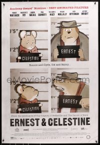 8a288 ERNEST & CELESTINE 1sh 2013 cute cartoon about a mouse and a bear, great image!
