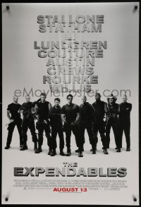 8a300 EXPENDABLES advance DS 1sh 2010 Sylvester Stallone, Jason Statham, Jet Li, image of top cast!
