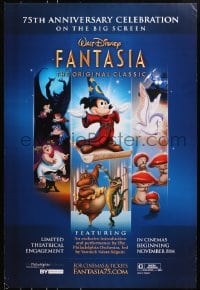 8a304 FANTASIA advance DS 1sh R2015 Mickey from Sorcerer's Apprentice, Chernabog, great images!