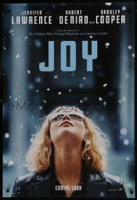 8a461 JOY style A int'l teaser DS 1sh 2015 Robert De Niro, Jennifer Lawrence in the title role!